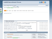 Tablet Screenshot of forum.lebhr.com